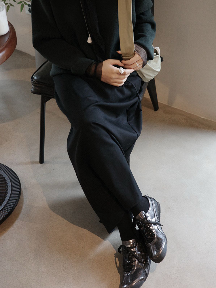 THS-无 鬼冢家 情侣款低调珠光银闪经典德训鞋 QZ118