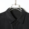 SDSA男装2026新款高贵轻奢简约纯色解构拼接短袖衬衫小众设计百搭 商品缩略图2