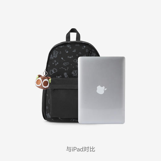 商场同款|森马罗小黑双肩包男时尚印花情侣包2026新款大容量背包 商品图4