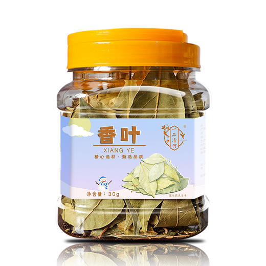 一品清河 调味料炖肉料香叶30g 多巴胺罐装炖料卤料 YPQHXY30G 商品图1