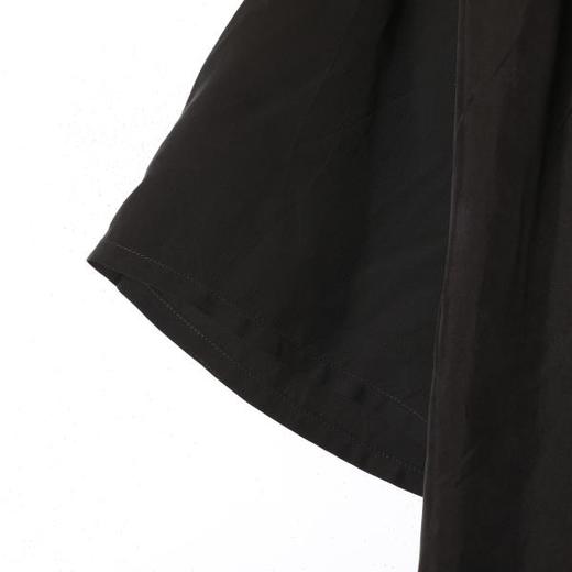 SDSA男装2026新款高贵轻奢纯色简约拉链翻领连帽短袖衬衫百搭显瘦 商品图2