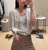 女款闪片针织开衫毛衣ba006 商品缩略图2
