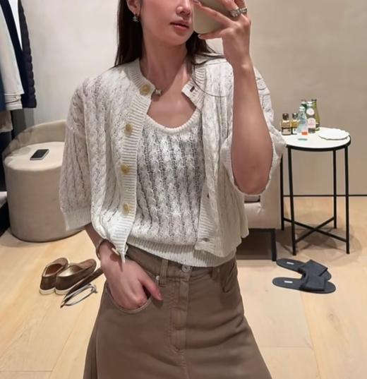 女款闪片针织开衫毛衣ba006 商品图2