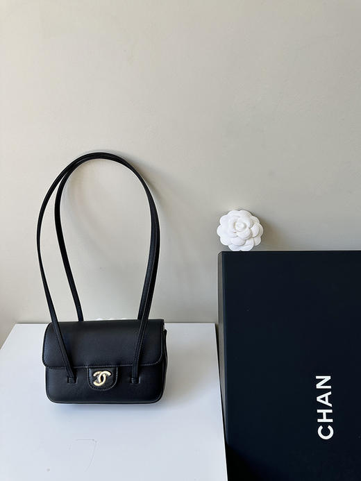 THS-无 香家 大牛工厂 preppy coco鱼子酱牛皮单肩包 CQ1434 商品图6