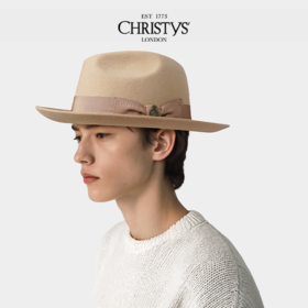 【新品】Christys'百年皇室品牌 羊毛Trilby爵士帽蝴蝶结徽章款