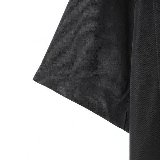 SDSA男装2026新款高贵轻奢简约纯色解构拼接短袖衬衫小众设计百搭 商品图3