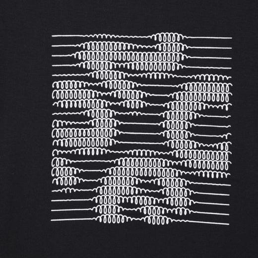 SDSA男装2026新款高贵轻奢韩系简约撞色刺绣线条圆领短袖T恤百搭 商品图4