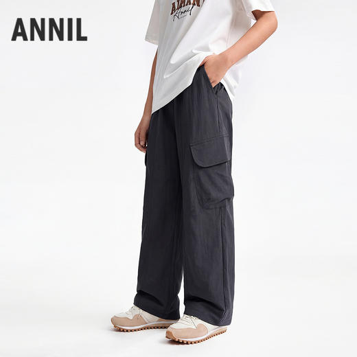 男女童梭织单裤夏季新款安奈儿童装EM626812 商品图0