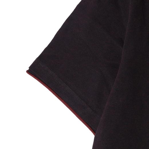 SDSA男装2026新款高贵轻奢潮牌日系撞色卷边T恤宽松短袖 商品图2