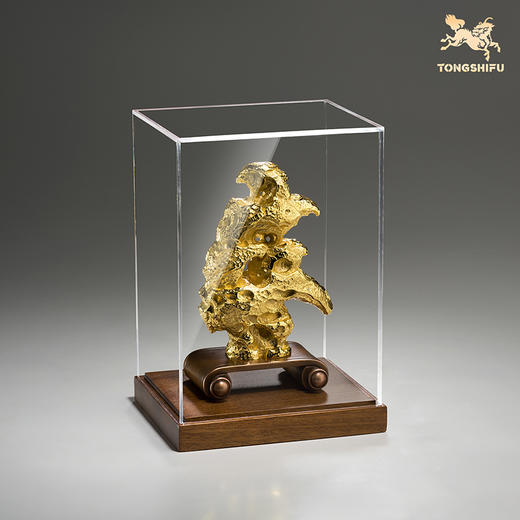 铜师傅《祥龙石》上新了故宫联名 创意家居装饰品客厅书房铜摆件 商品图4