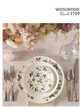 【WEDGWOOD】威基伍德 野草莓餐具组骨瓷餐盘菜盘西餐盘餐具碗