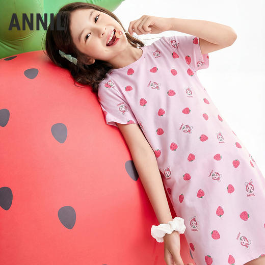 女童睡裙夏季新款安奈儿童装JG627791 商品图1