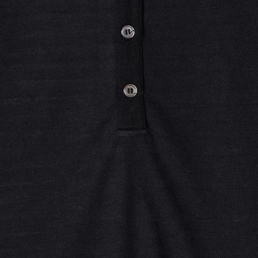 SDSA男装2026新款高贵轻奢半纽扣亨利领长袖T恤宽松圆领休闲上衣 商品图3