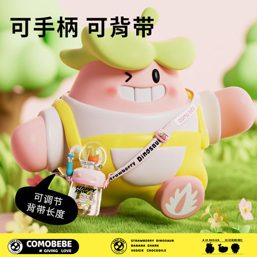 【趣味喷水鲸鱼杯】儿童Tritan材质水杯鲸鱼喷水杯宝宝保温杯幼儿园家用吸管杯婴儿喝水饮水杯 四季可用 商品图4