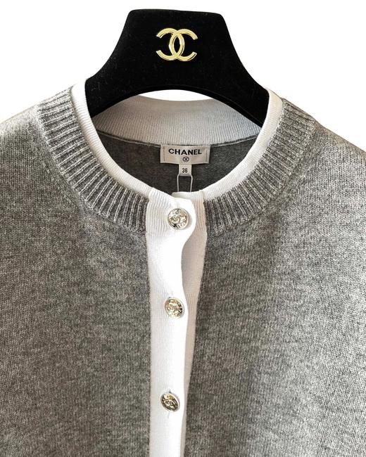 女款拼色针织开衫毛衣hu025 商品图2