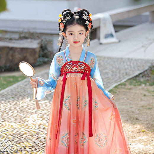 【团购】【苏城纪】汉服女童襦裙沐瑶 商品图0