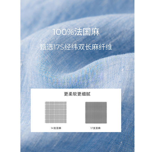 初棉色织亚麻伞裙 | 面料舒适透气、优雅百搭、伞型裙摆修饰腿型、夏日休闲百搭【HZ】 商品图2