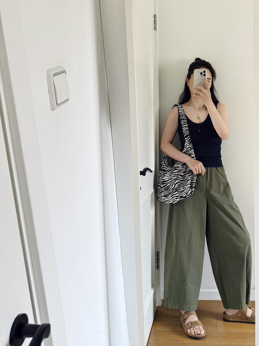 衣橱wan搭--穿出天鹅颈法式U领｜强捻螺纹背心【包邮+三天无理由退换】 商品图11