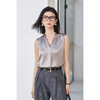 通勤内搭王 舒适醋酸背心 米思阳2026夏季新款百搭V领无袖内搭上衣女5594 商品缩略图2