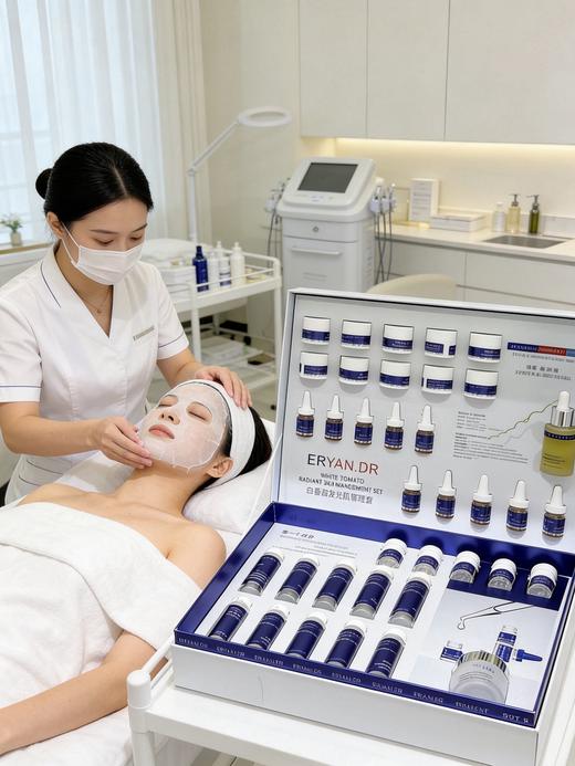 KN-09研尔博士法国白番茄发光肌肤管理套 面部套 院用 商品图5