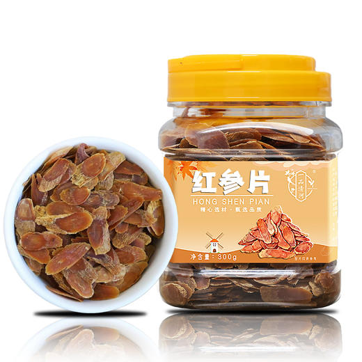 【自营】一品清河 无糖红参片300g多巴胺罐装 YPQHHSP300G 商品图0