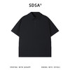 SDSA男装2026新款轻奢老钱风纯色按扣翻领短袖T恤舒适亲肤上衣 商品缩略图0