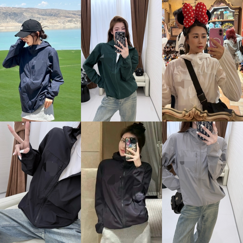 43-7 上新绝杀 远古鸟 情侣款 轻量防风 春夏款外套 连帽皮肤衣 我和老朱都穿L