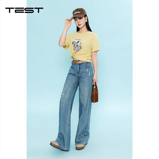 夏上新卡通趣味印花减龄百搭短袖T恤1262018 商品图1