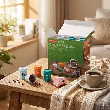 京东京造 鲜来多冷萃冻干黑咖啡粉2g*24颗速溶黑咖啡冷热即溶阿拉比卡 /水饮冲调 /咖啡 /冻干咖啡 商品图2