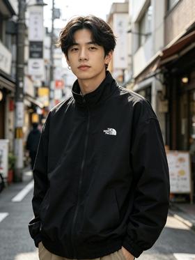 哈灵顿夹克，The North Face 北面立领夹克 户外机能风防风通勤外套