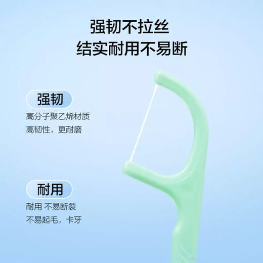 好媳妇一次性牙线家用独立包装便携式高分子细滑牙线棒剔牙护理 商品图3