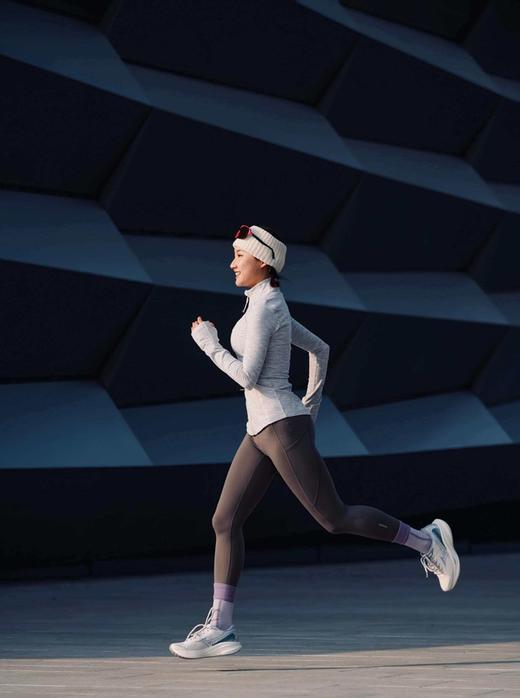 露露 套装新款运动套装跑步女士外穿卫衣卫裤显瘦立领开衫 商品图5