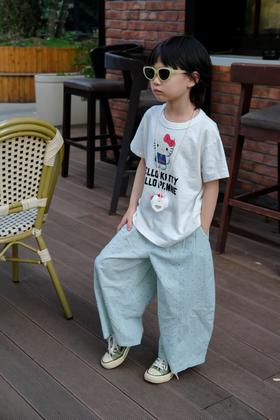 2026春夏新款DD日系企鹅Kitty联名T恤！印花圆领竹节棉吸湿透气短袖T恤