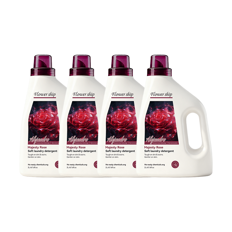 Flower ship花卉诗玫瑰陛下精油洗衣液2L*4瓶