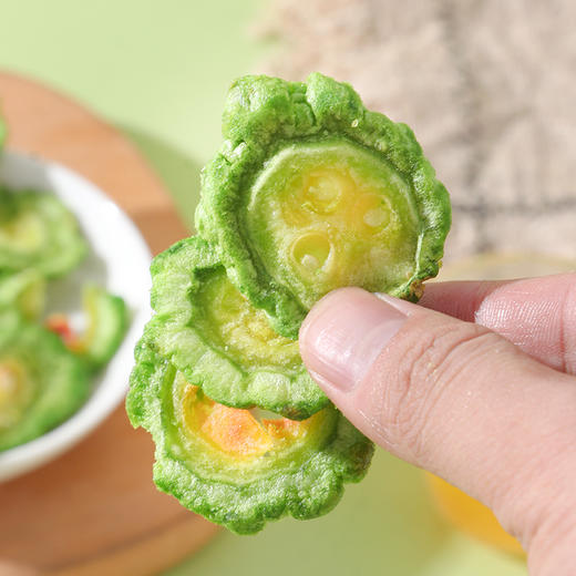 苦瓜脆片即食25克苦瓜片脱水蔬菜干回甘肝火清火VF脱水零食箱 商品图3