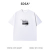SDSA男装2026新款高贵轻奢美式简约趣味字母印花圆领短袖T恤百搭 商品缩略图0