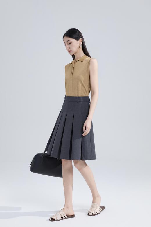 精纺羊毛学院风半裙 商品图2