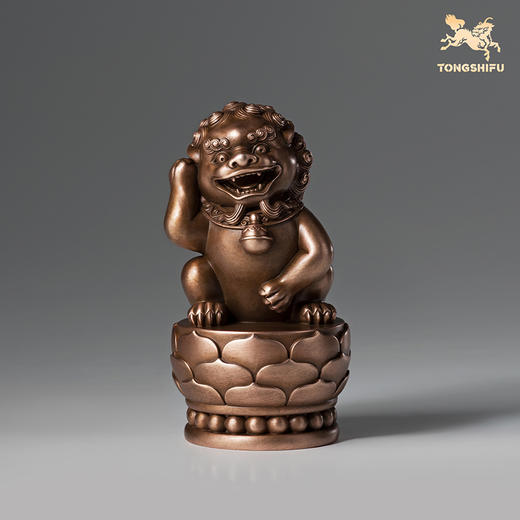 铜师傅《护裆狮》上新了故宫联名 创意个性狮子铜摆件 家居装饰品 商品图3