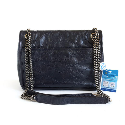 【95新】YSL圣罗兰NIKI533037小号藏青色niki链条包单肩斜挎包女士020426AK17 商品图3