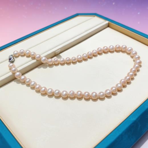 无核超亮光 9-10mm近正圆珍珠妈妈链 无瑕高亮 性价比 [发：56] 商品图0