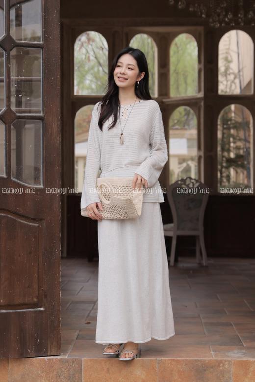 【门店同款】ENJOY夏季系带镂空针织套装 170747107 商品图0