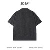 SDSA男装2026新款高贵轻奢慵懒风竖纹设计海鸥领短袖T恤百搭休闲 商品缩略图4