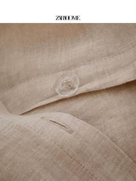 纯元！ZA*A HO ME简约可水洗亚麻被套，单被套！ 商品图5