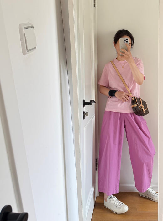 26夏--薄+轻盈高密棉纸感| 窄腰边九分裤【包邮+三天无理由退换】 商品图8