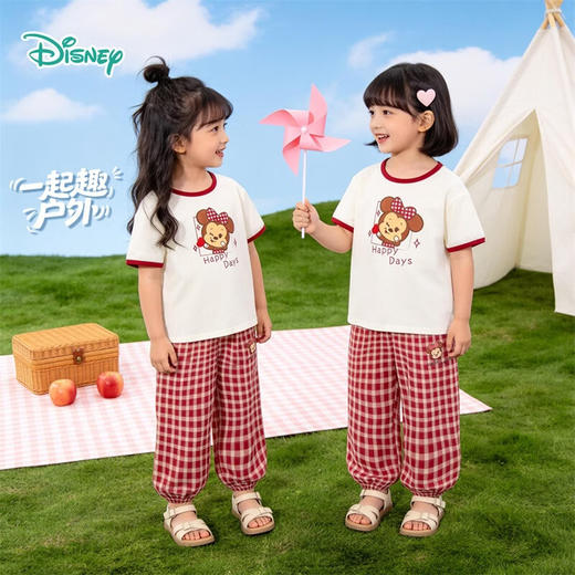 迪士尼女童夏日短袖套装ZD2FT031 商品图3