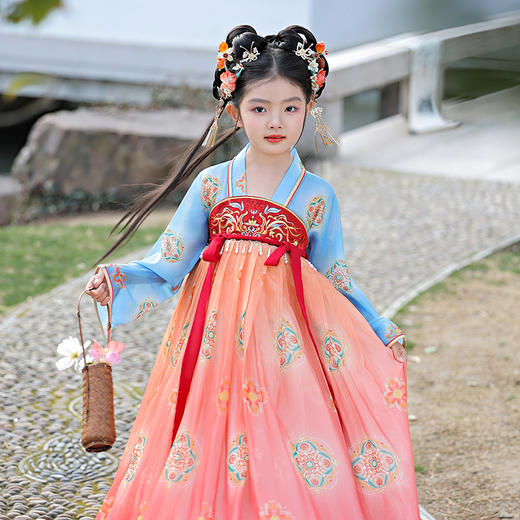 【团购】【苏城纪】汉服女童襦裙沐瑶 商品图8