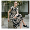 PALUOPO/PL圆领时尚小众桑蚕丝碎花裙双绉真丝连衣裙ES23833Z-A 商品缩略图2