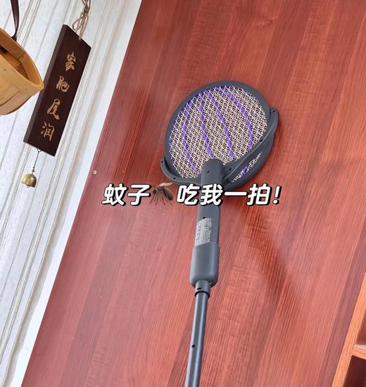 电蚊拍界的戴森❗️【可折叠，可伸缩】 可手持+可作灭蚊灯！5层网面母婴有娃更放心/宠物家庭必备！BB 商品图2
