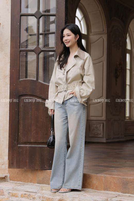 【门店同款】ENJOY夏季翻领收腰短款外套 170793226 商品图6