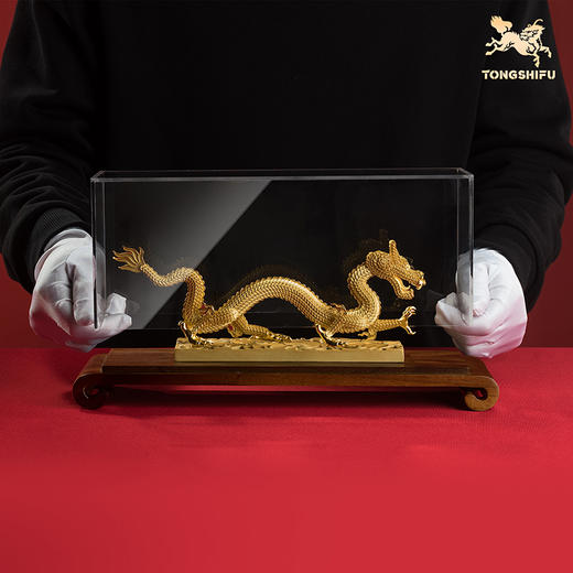 铜师傅《钱龙》上新了故宫联名 龙年吉祥物摆件办公室乔迁礼品 商品图5